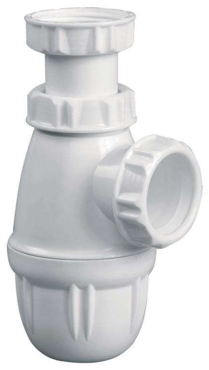 Siphon lavabo Blanc réglable D.32 LQB AL32