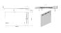 Receveur caniveau resine rectangulaire Blanc Ardoise 6 tailles au choix LQB CR Dimensions : L 900 x 1.20 m