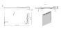 Receveur caniveau resine rectangulaire Blanc Ardoise 6 tailles au choix LQB CR Dimensions : L 900 x 1,40 m